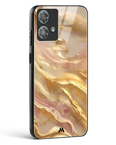 Golden Mirage Glass Case Phone Cover (Motorola)