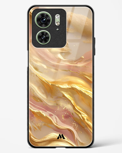Golden Mirage Glass Case Phone Cover (Motorola)