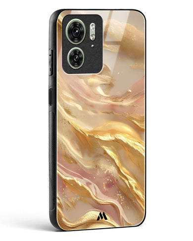 Golden Mirage Glass Case Phone Cover (Motorola)