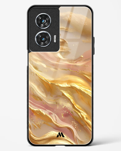 Golden Mirage Glass Case Phone Cover (Motorola)