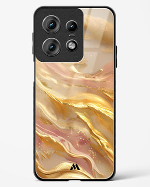 Golden Mirage Glass Case Phone Cover (Motorola)