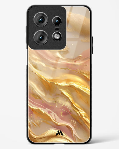 Golden Mirage Glass Case Phone Cover (Motorola)