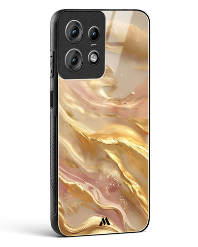 Golden Mirage Glass Case Phone Cover (Motorola)