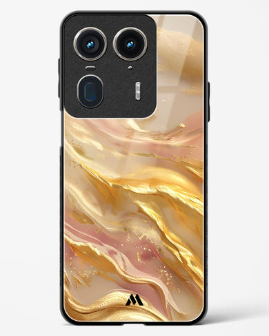 Golden Mirage Glass Case Phone Cover (Motorola)