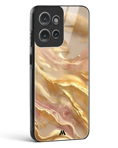 Golden Mirage Glass Case Phone Cover (Motorola)