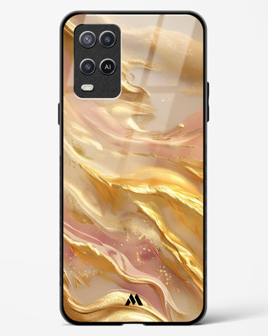 Golden Mirage Glass Case Phone Cover (Oppo)