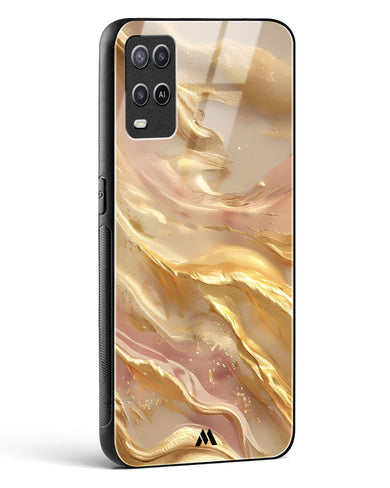 Golden Mirage Glass Case Phone Cover (Oppo)