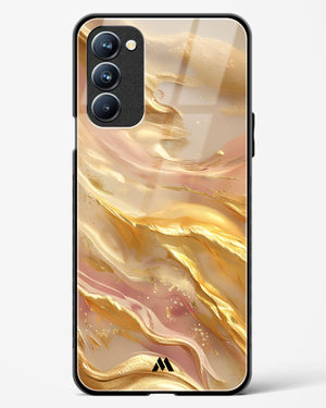 Golden Mirage Glass Case Phone Cover (Oppo)