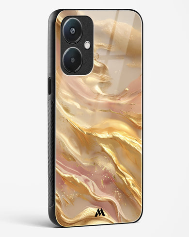 Golden Mirage Glass Case Phone Cover (Oppo)