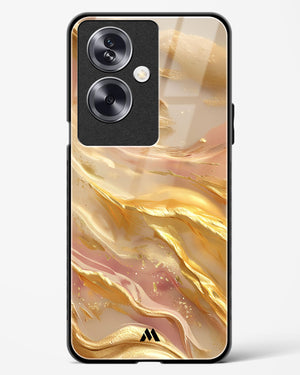 Golden Mirage Glass Case Phone Cover (Oppo)