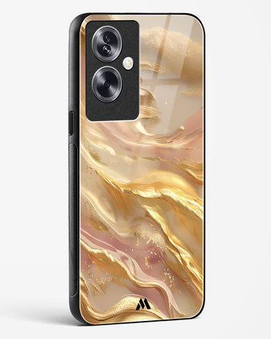 Golden Mirage Glass Case Phone Cover (Oppo)