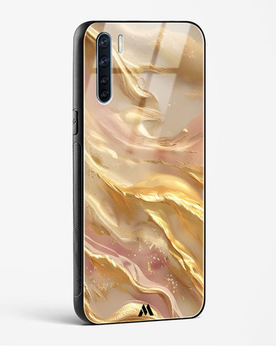 Golden Mirage Glass Case Phone Cover (Oppo)