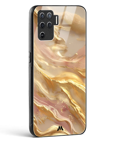 Golden Mirage Glass Case Phone Cover (Oppo)