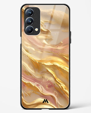 Golden Mirage Glass Case Phone Cover (Oppo)