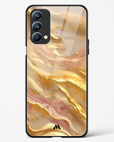 Golden Mirage Glass Case Phone Cover (Oppo)