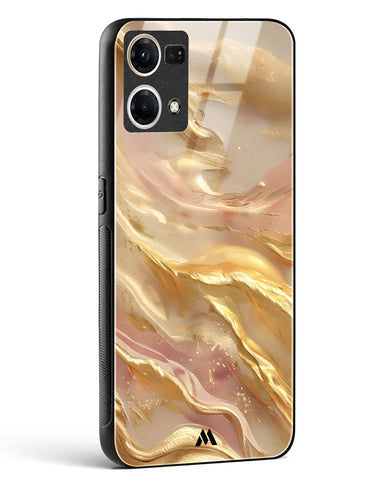 Golden Mirage Glass Case Phone Cover (Oppo)