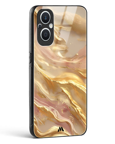 Golden Mirage Glass Case Phone Cover (Oppo)