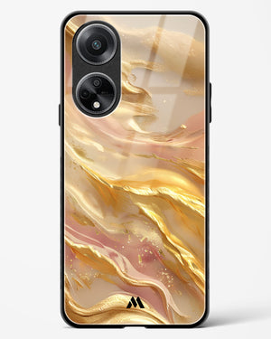 Golden Mirage Glass Case Phone Cover (Oppo)
