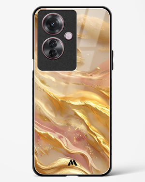 Golden Mirage Glass Case Phone Cover (Oppo)