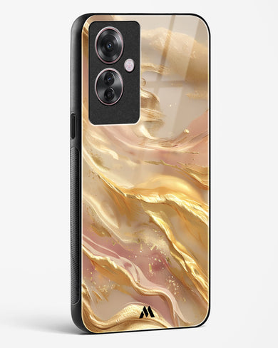 Golden Mirage Glass Case Phone Cover (Oppo)