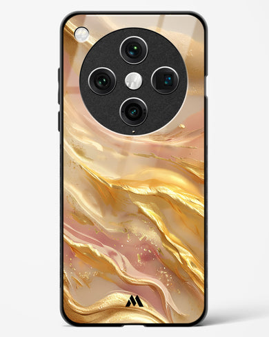 Golden Mirage Glass Case Phone Cover (Oppo)