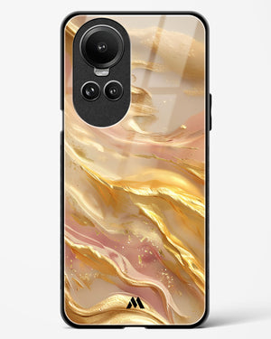 Golden Mirage Glass Case Phone Cover (Oppo)