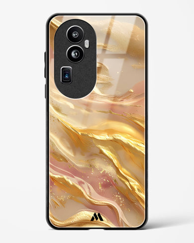 Golden Mirage Glass Case Phone Cover (Oppo)