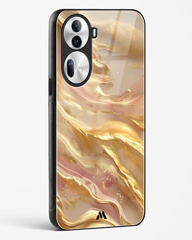 Golden Mirage Glass Case Phone Cover (Oppo)