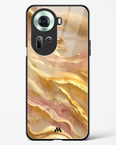 Golden Mirage Glass Case Phone Cover (Oppo)