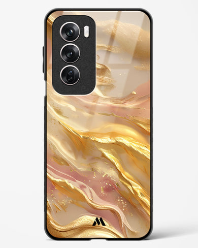 Golden Mirage Glass Case Phone Cover (Oppo)