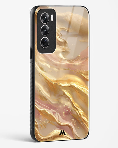 Golden Mirage Glass Case Phone Cover (Oppo)