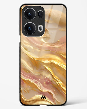 Golden Mirage Glass Case Phone Cover (Oppo)