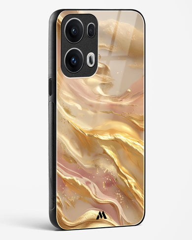 Golden Mirage Glass Case Phone Cover (Oppo)