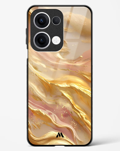 Golden Mirage Glass Case Phone Cover (Oppo)