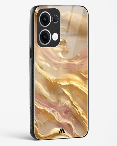 Golden Mirage Glass Case Phone Cover (Oppo)