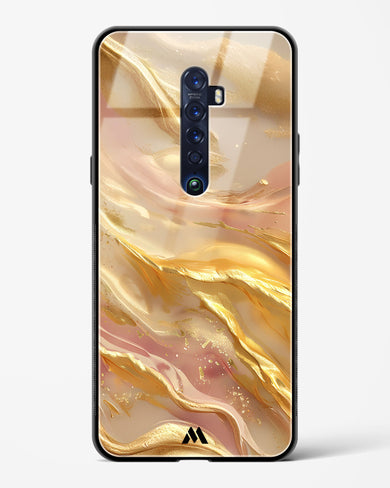 Golden Mirage Glass Case Phone Cover (Oppo)
