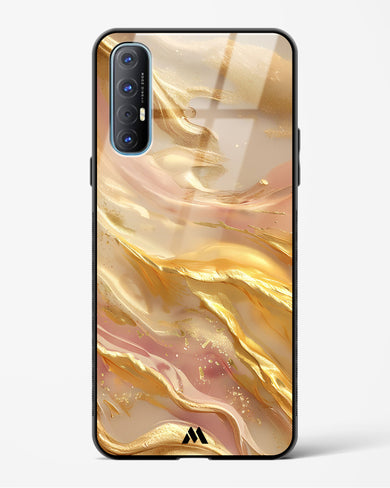 Golden Mirage Glass Case Phone Cover (Oppo)