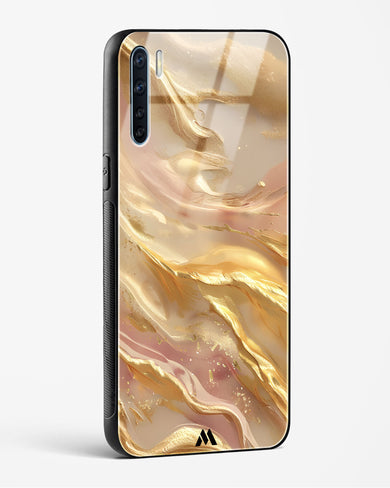 Golden Mirage Glass Case Phone Cover (Oppo)