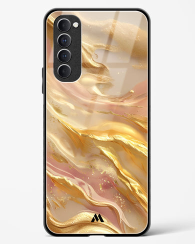 Golden Mirage Glass Case Phone Cover (Oppo)