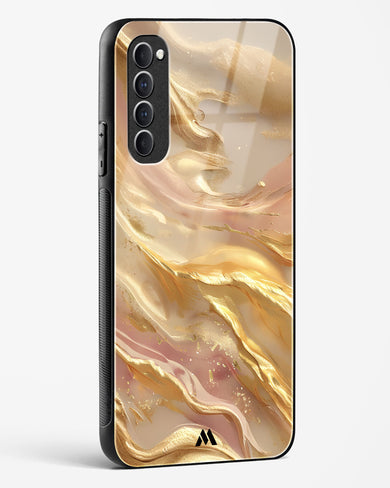Golden Mirage Glass Case Phone Cover (Oppo)