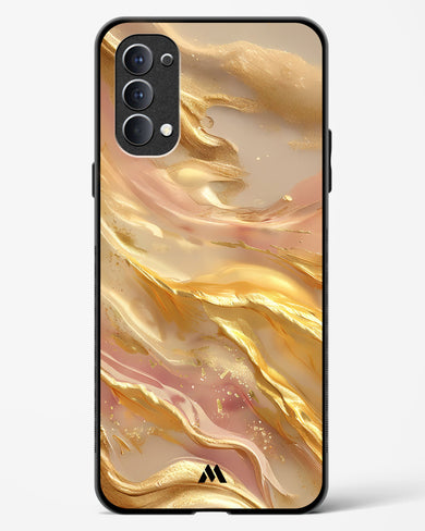 Golden Mirage Glass Case Phone Cover (Oppo)