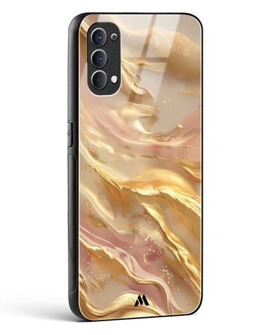 Golden Mirage Glass Case Phone Cover (Oppo)
