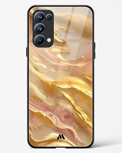Golden Mirage Glass Case Phone Cover (Oppo)