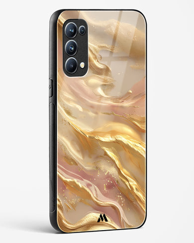 Golden Mirage Glass Case Phone Cover (Oppo)