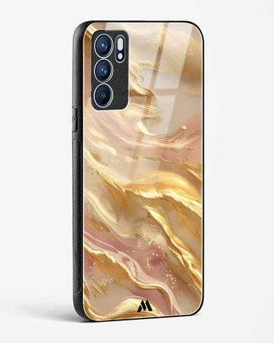 Golden Mirage Glass Case Phone Cover (Oppo)