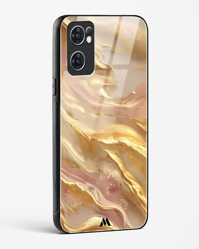 Golden Mirage Glass Case Phone Cover (Oppo)