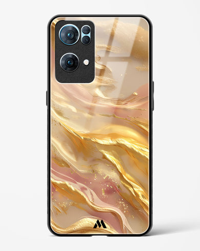 Golden Mirage Glass Case Phone Cover (Oppo)
