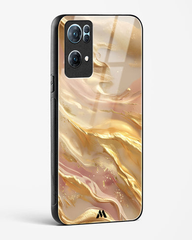 Golden Mirage Glass Case Phone Cover (Oppo)