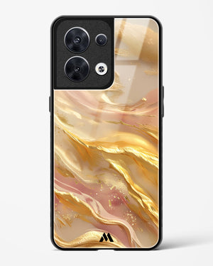 Golden Mirage Glass Case Phone Cover (Oppo)