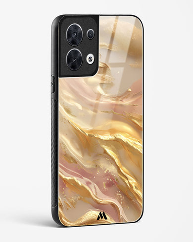 Golden Mirage Glass Case Phone Cover (Oppo)